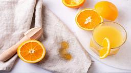 از بین بردن لکه پرتقال روی لباس با چند ترفند ساده و کاربردی