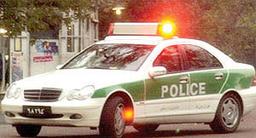 تصادف با ماشین پلیس