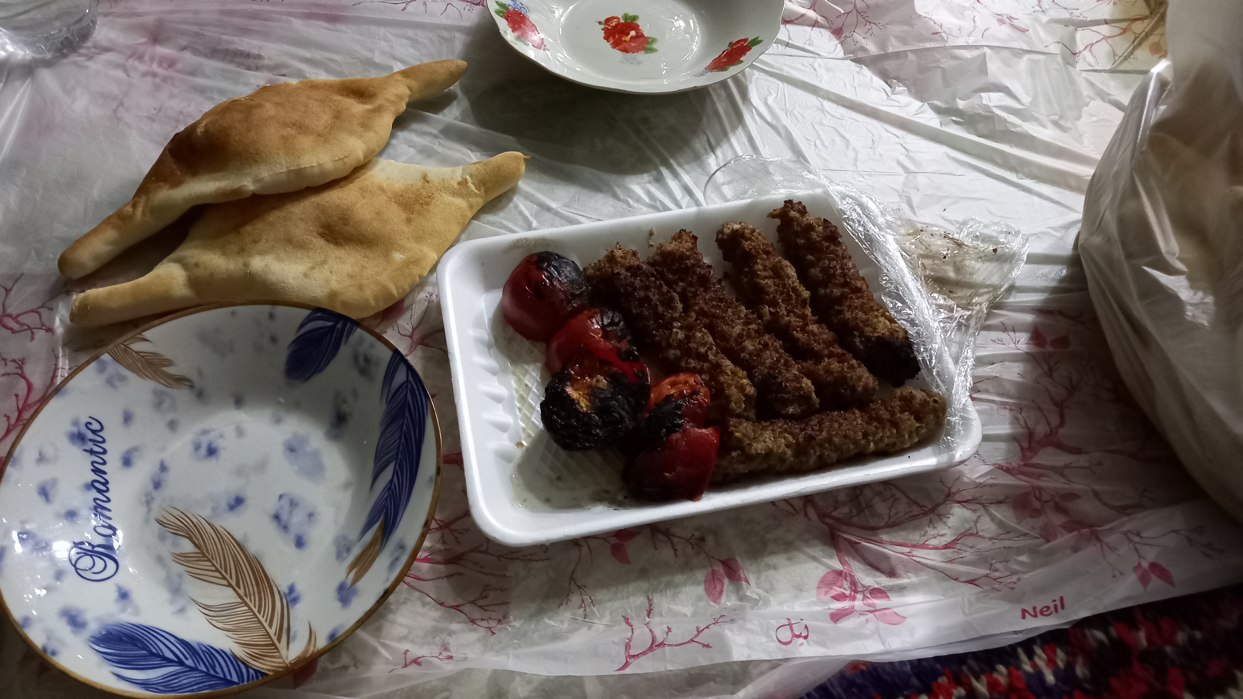 کبابش خیلی کوچیک بود ولی خوب بود. گوسفندی بود فکر کنم