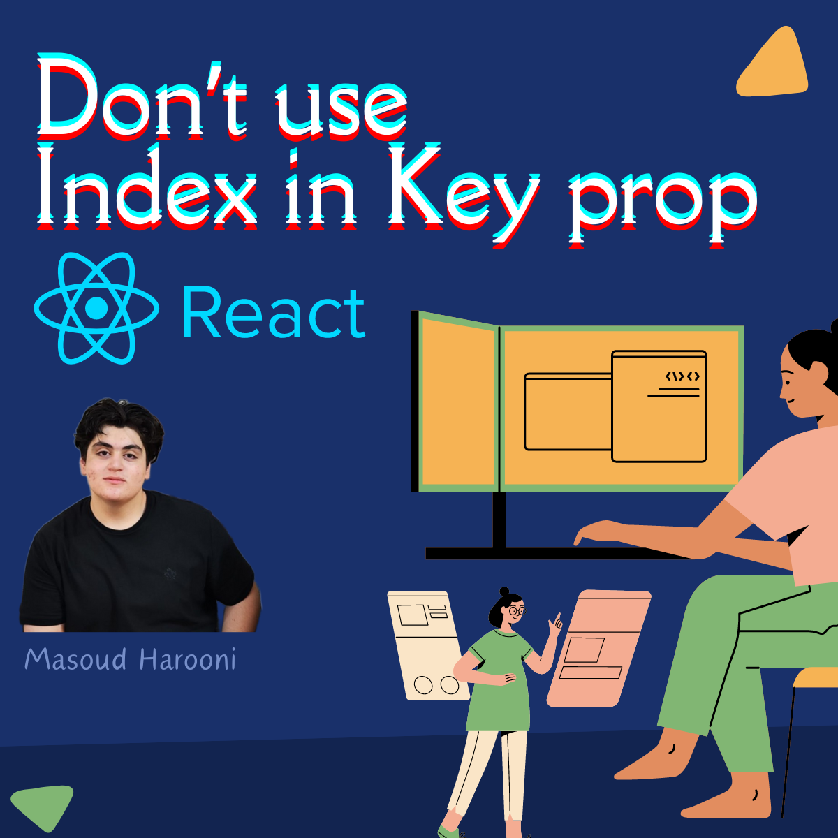 استفاده از Index array در Key props در react.js - ویرگول