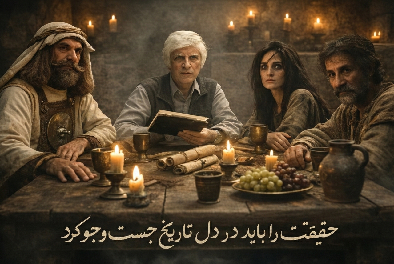 تصویری مفهومی از بهرام بیضایی در فیلم مرگ یزدگرد سوم | امیر دانشی پور