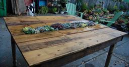 میز قهوه خوری با جایی برای کاشتن گل و گیاه | مبلمان اداری بنکو