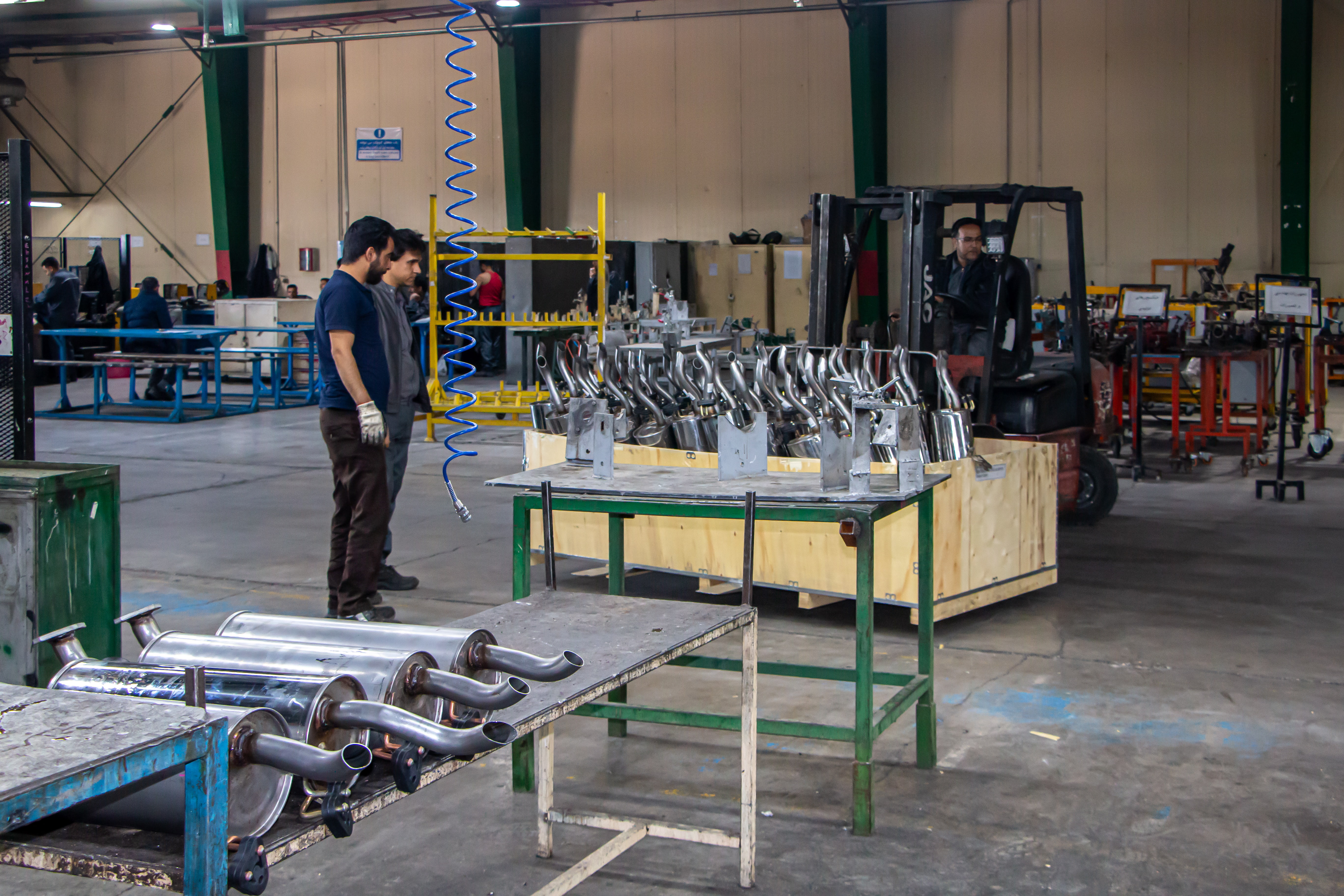 خودکفایی در تولید اگزوز - کرمان موتور