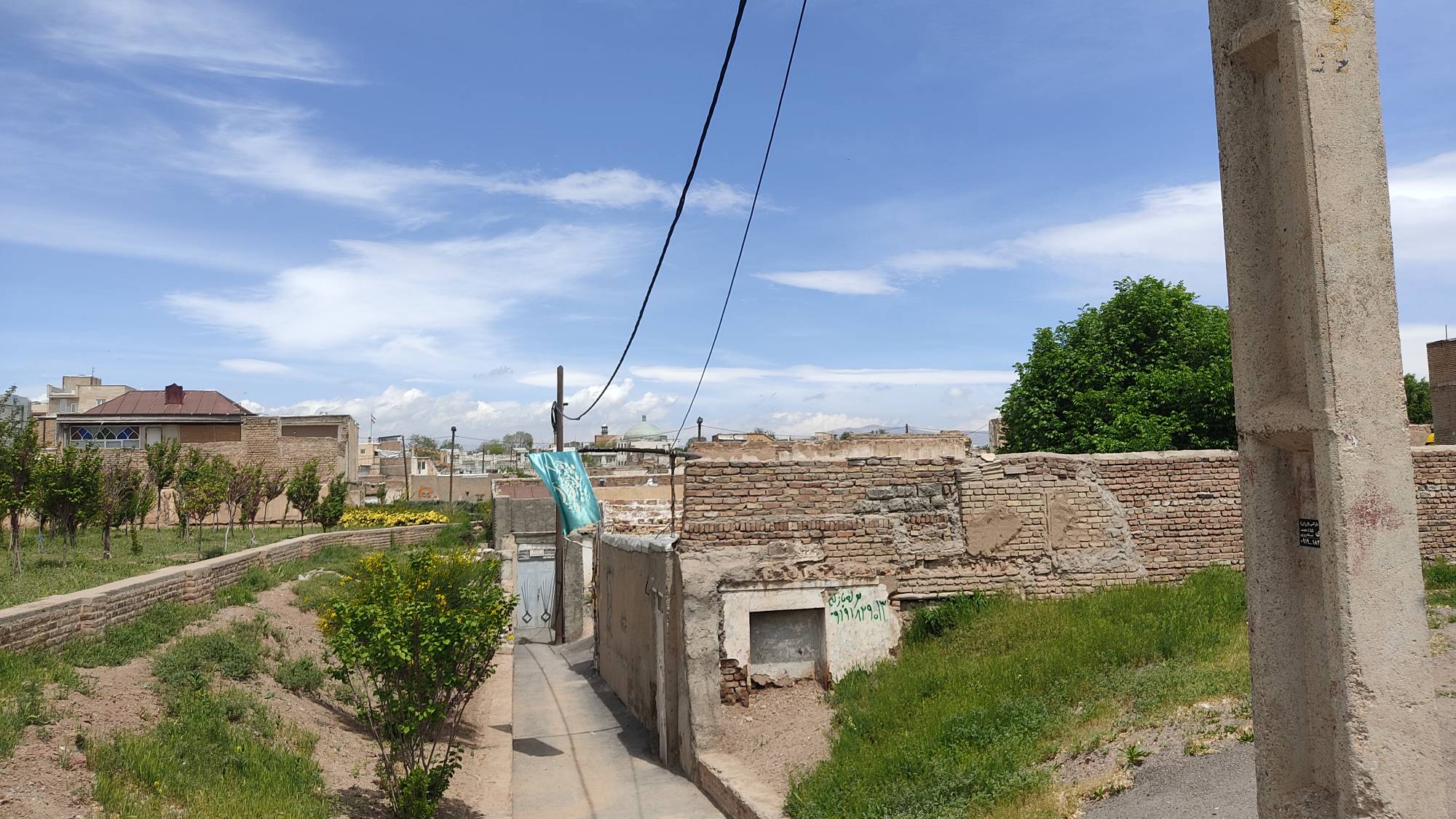 نمایی از وضعیت فعلی محله امام زاده حسین
