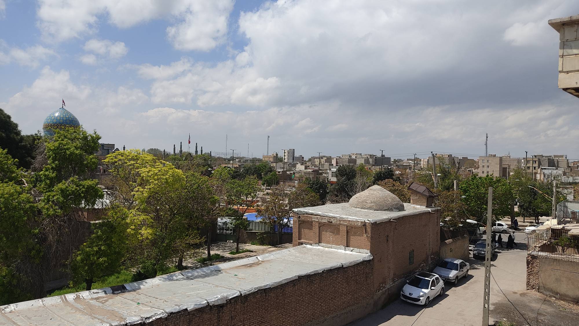 نمای محله امام زاده حسین (ع) از بالا
