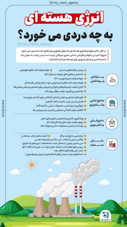 برخی کاربردهای فناوری‌ هسته‌ای