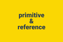 oop js- primitive & reference