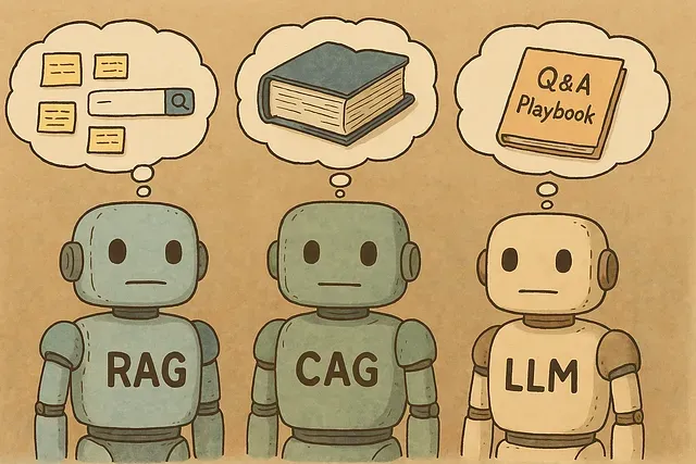 مقایسه RAG و CAG و Fine tuning