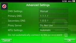 رفع مشکل وصل نشدن اینترنت PS VITA