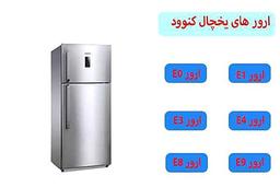 بررسی ارورهای یخچال فریزر کنوود