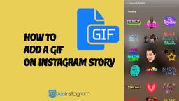 How to post animated gifs on Instagram story