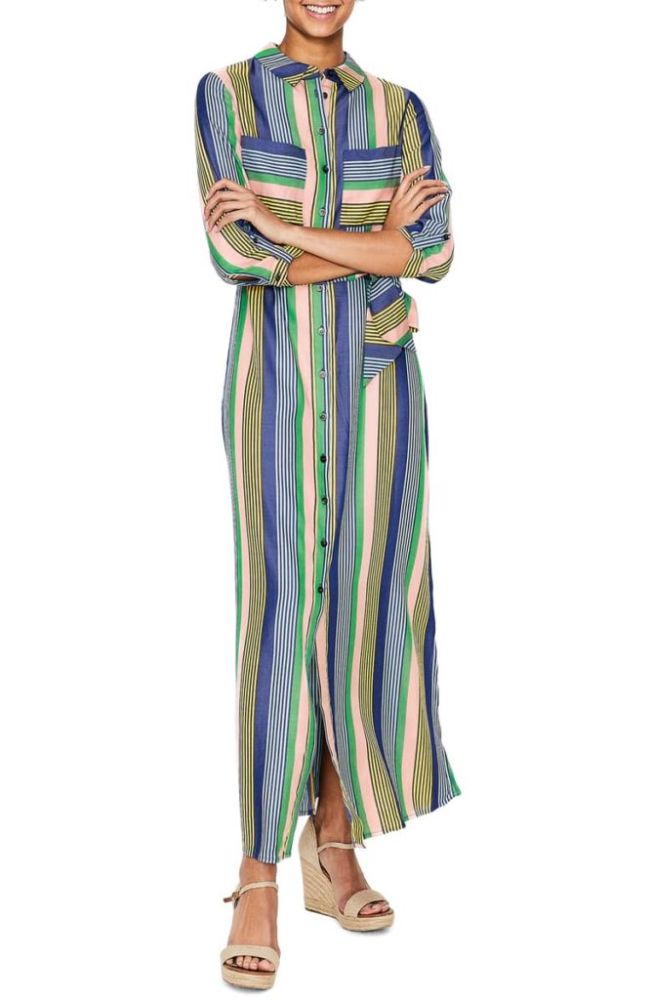 boden katrina maxi shirt dress