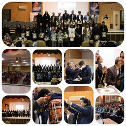 مراسم تقدیر از  دانش آموز برتر  پنجمین دوره ی جشنواره علمی پژوهشی