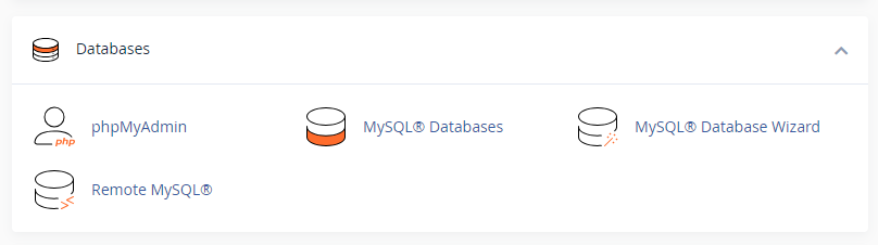 MySQL® Databases in Cpanel