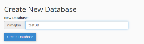 Create Database