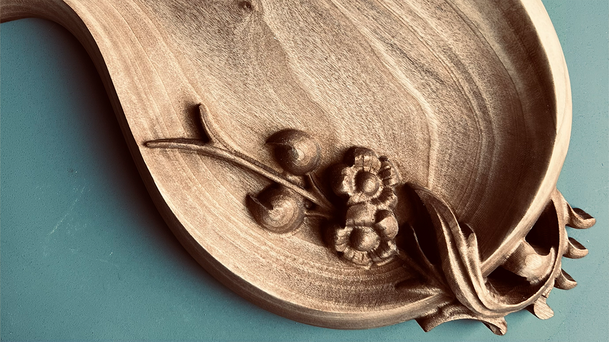 ظرف گردو آرت دکو چوب