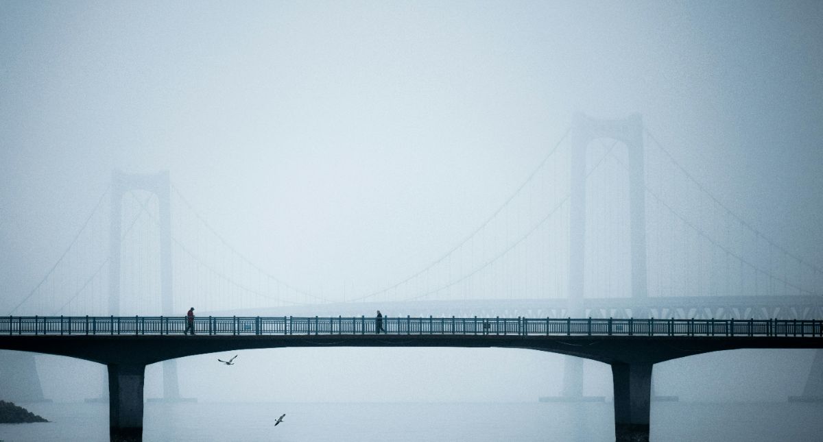 راه رفتن در مه