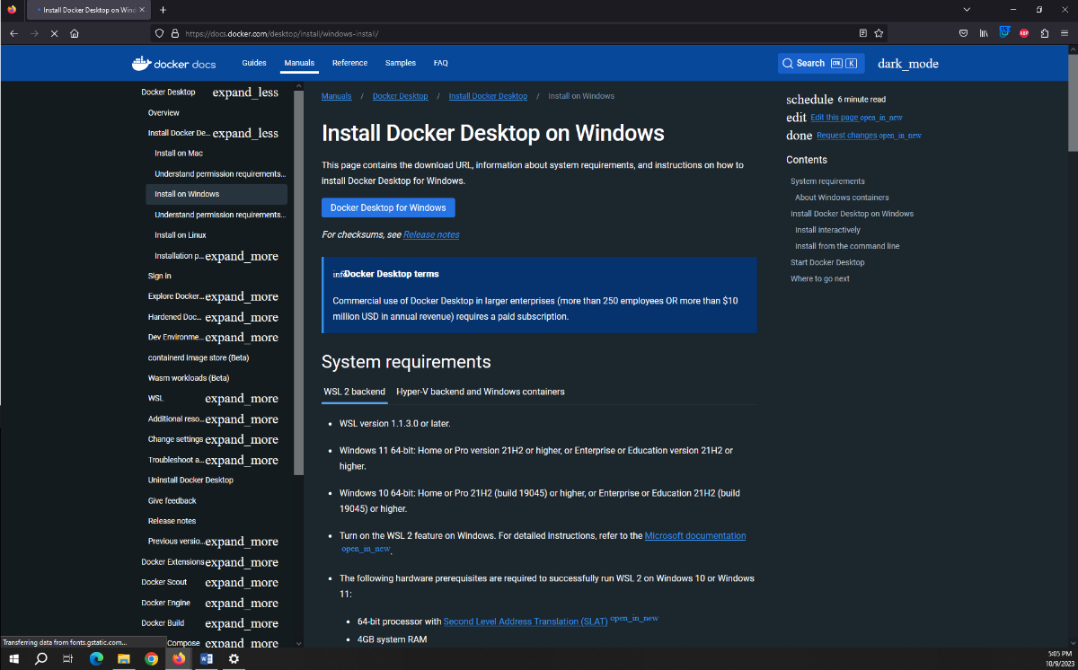 نصب داکر docs.docker.com 