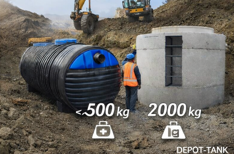 مقایسه مخزن کاروگیت در مقابل مخزن بتنی