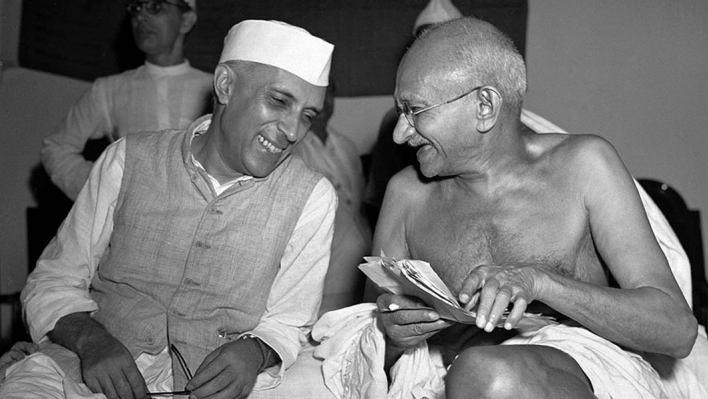 گاندی و نهرو