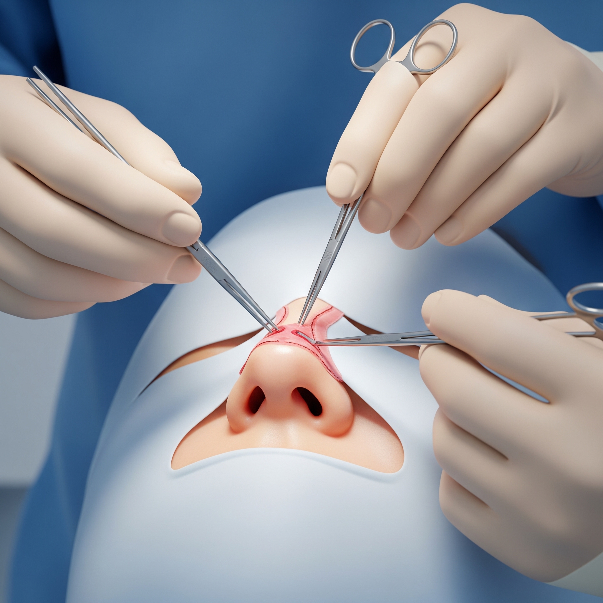 جراحی بینی به روش بسته: راهنمای جامع رینوپلاستی بدون برش خارجی