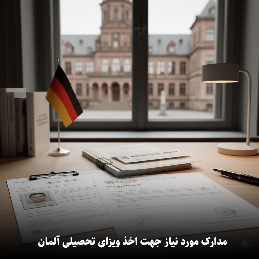 راهنمای جامع مدارک مورد نیاز جهت اخذ ویزای تحصیلی آلمان (مقررات ۲۰۲۵)