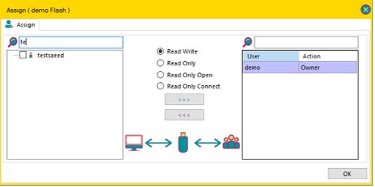 امکان اشتراکگزاری فلش در بین کاربران در وضعیتهای مختلف وجود دارد.
