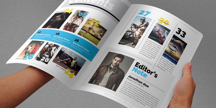 محتوای مجله در عکس مدنظر نبوده است!