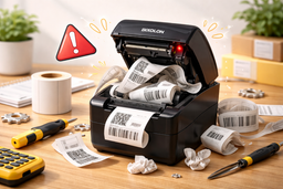 چرا لیبل در پرینتر گیر می‌کند؟