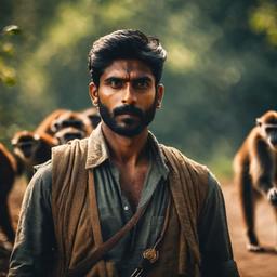 شکار میمون ؟