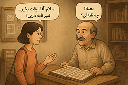 ببخشید آقا تمبر دارین؟!