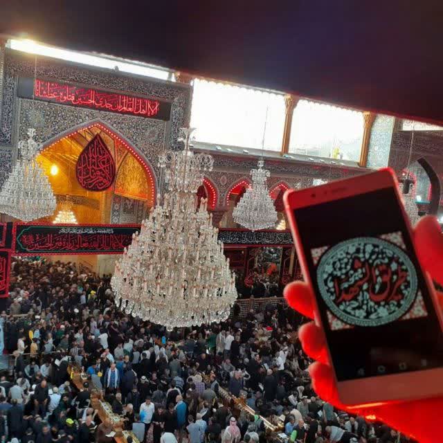 عکس حرم امام حسین خادم هیئت طریق الشهدا کربلای معلی
