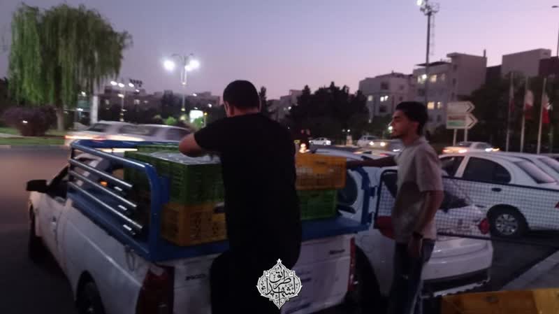 پخش نذری اجتماع علوی هیئت طریق الشهدا شهرری