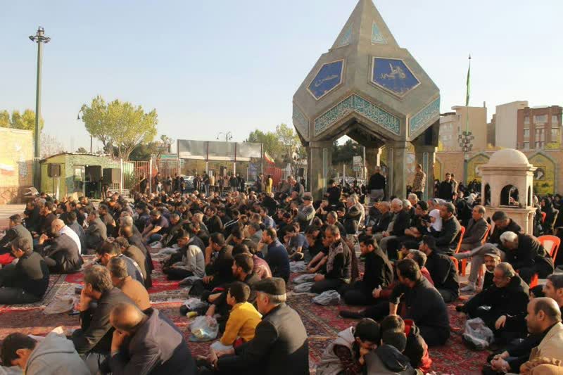 تجمع هیئت در روز شهادت امیرالمومنین علی علیه السلام