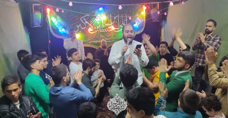 عکس دسته جمعی هیئت طریق الشهدا شهرری ۱۱ شعبان