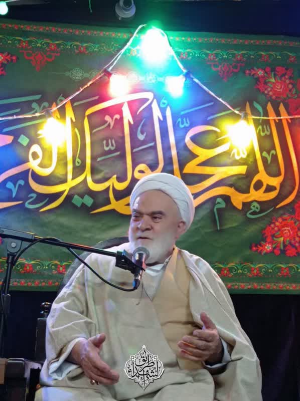 عکس سخنرانی هیئت جشن نیمه شعبان