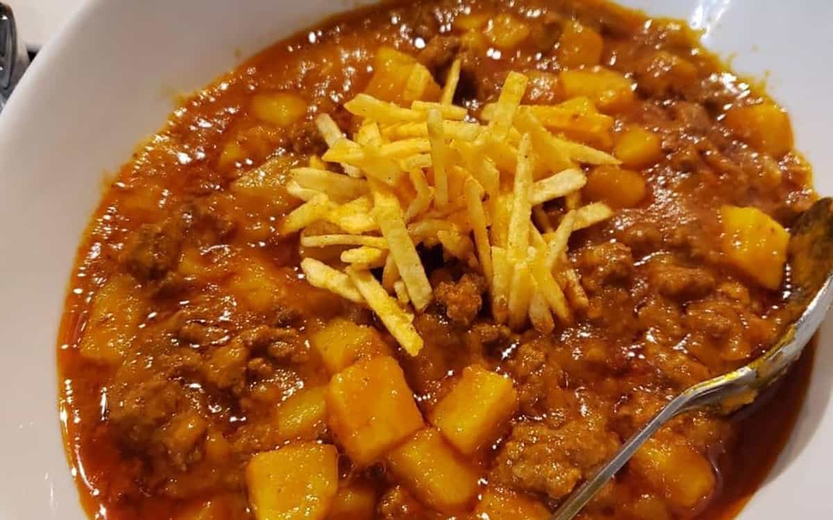 خورش گوشت چرخ کرده با سیب زمینی (عکس از chishi)
