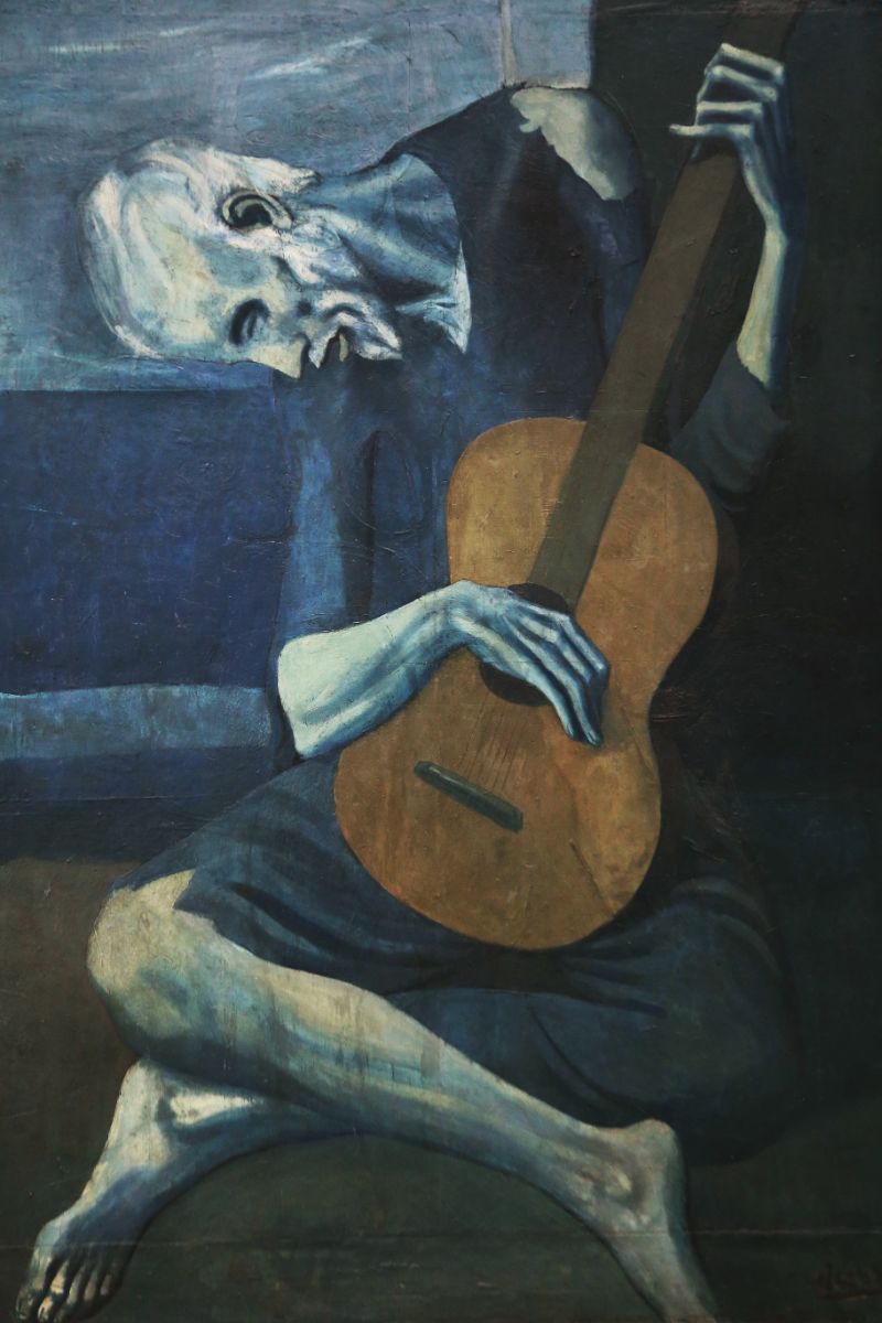 The Old Guitarist- Pablo Picasso 1903-1904