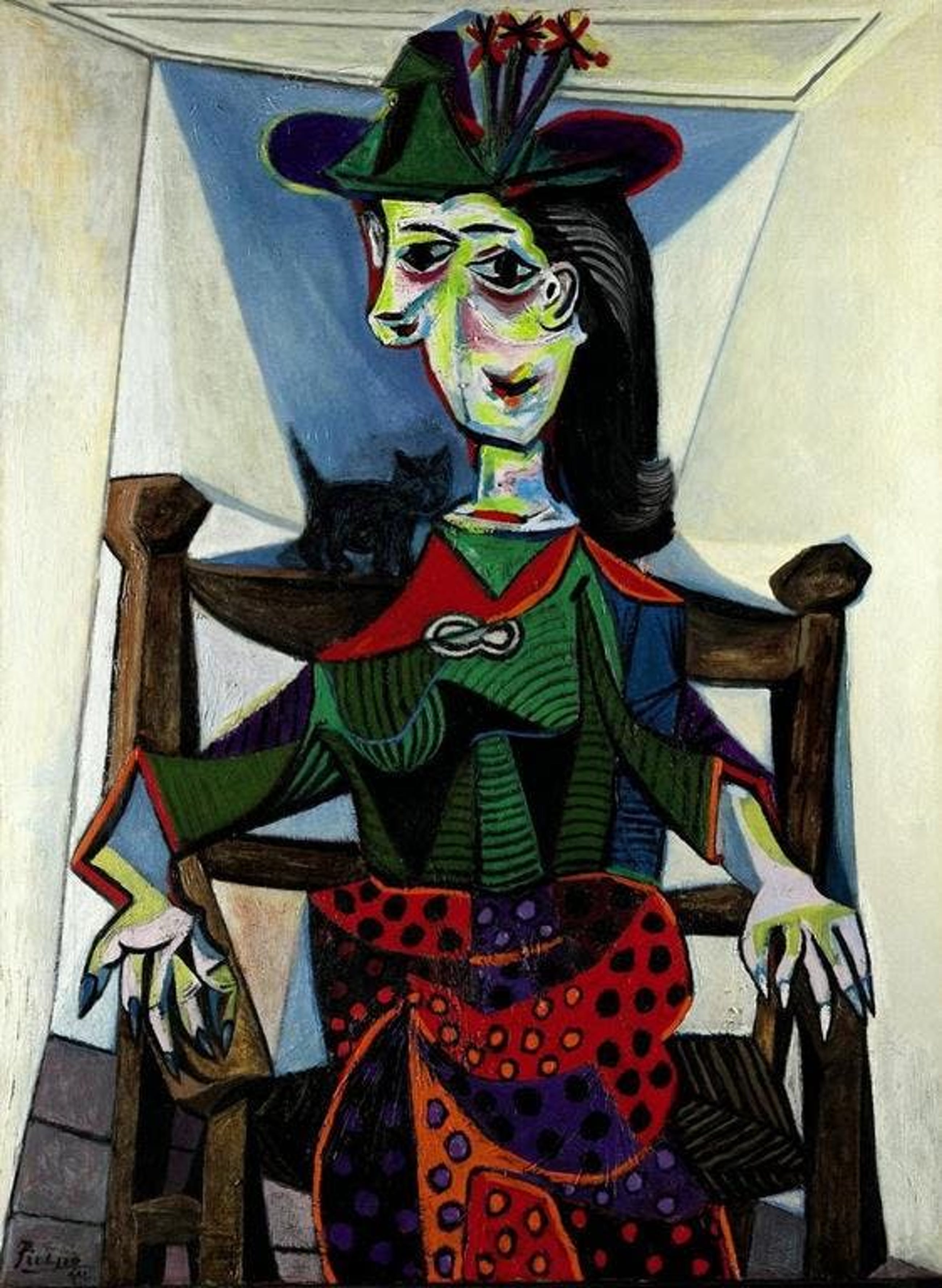 Dora Maar with Cat- Pablo Picasso- 1941