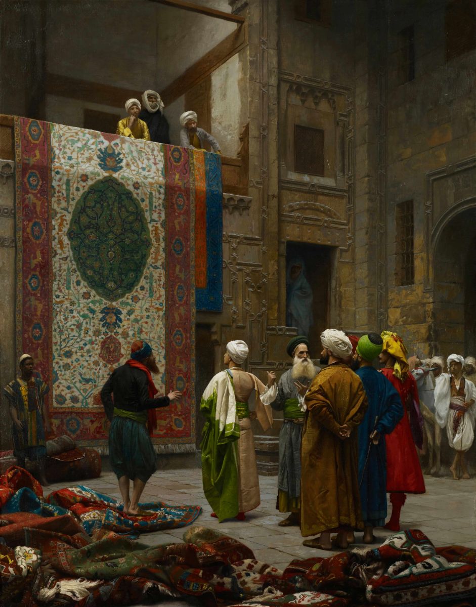 The Carpet Merchant- Jean Leon Gerome 1887