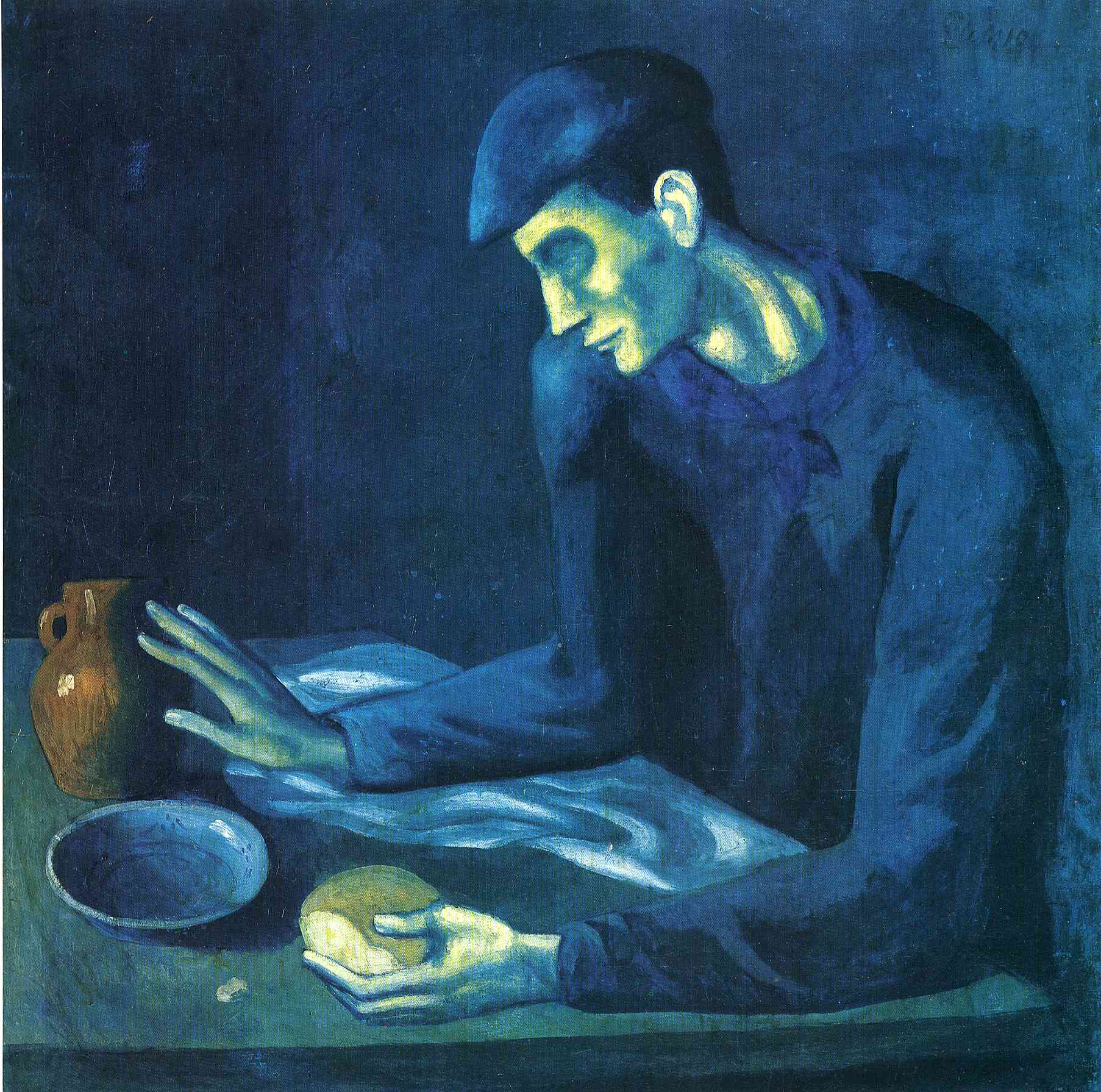 Breakfast of a Blind Man- Pablo Picasso- 1903