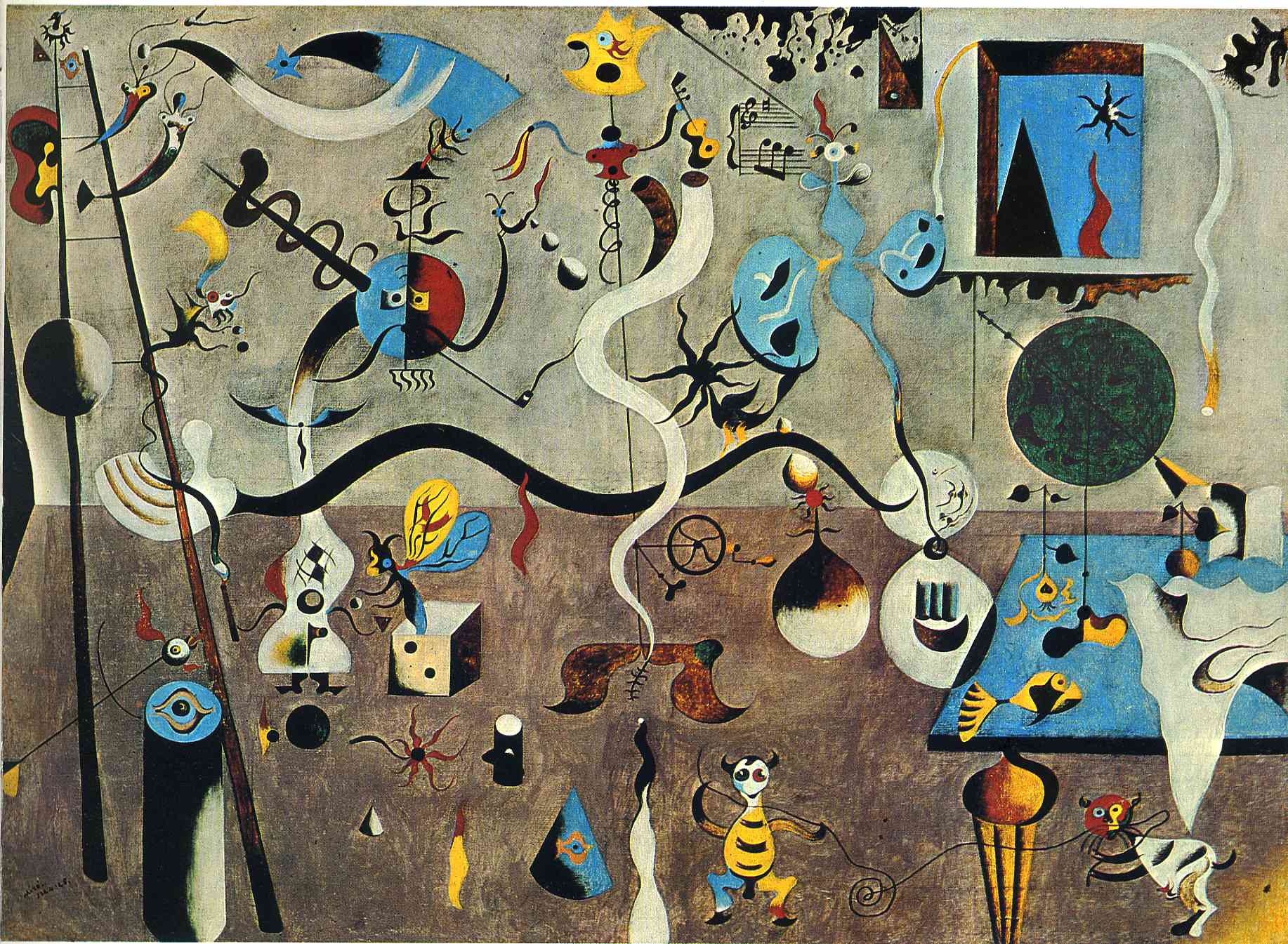 Harlequin's Carnival-Joan Miró- 1925