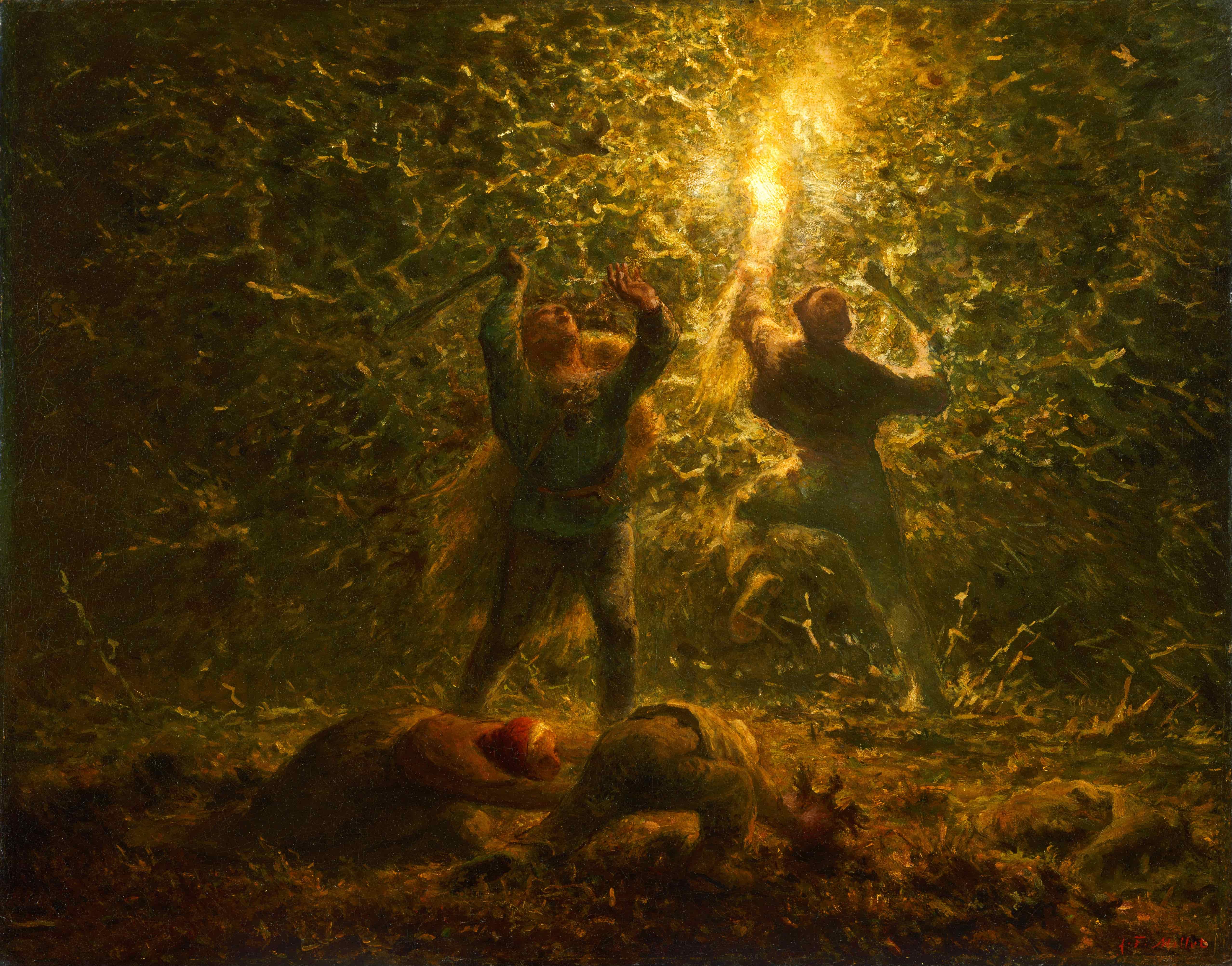 Bird's-Nesters - Jean-François Millet- 1814