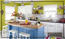 با این ترفندها آشپزخانه کوچک را بزرگتر نشان دهید!!