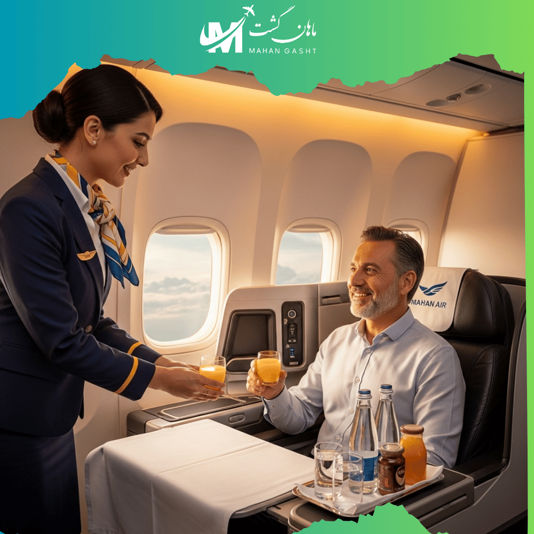 بلیط بیزینس کلاس ماهان حتی پرواز های تکمیل شده