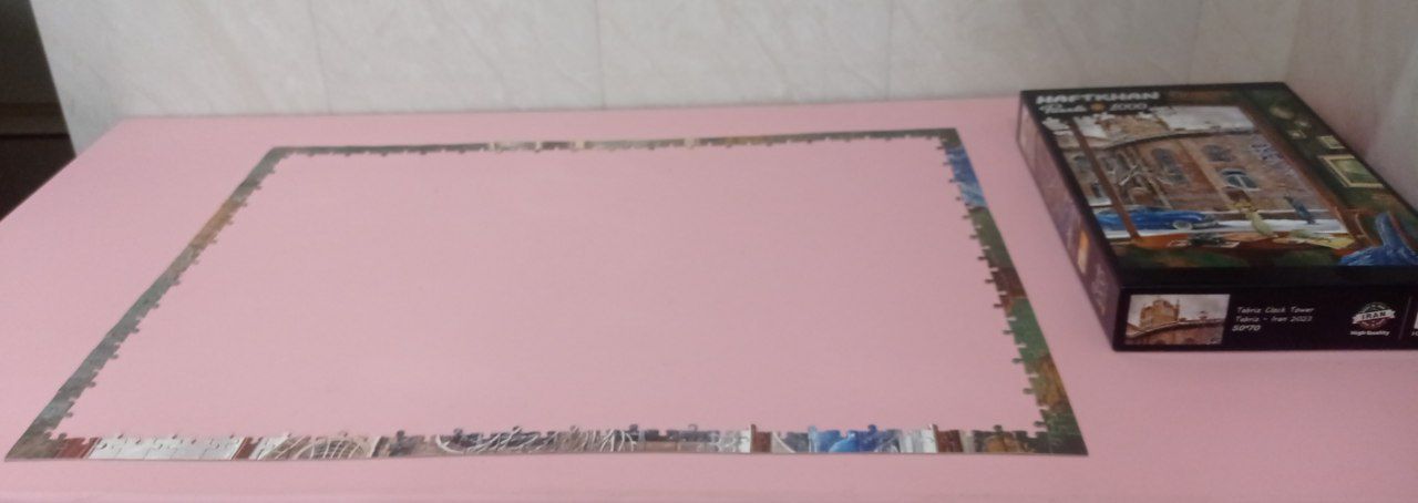 البته الان بیشتر از این پیش رفتم و این عکس مربوط به چند روز پیشه.