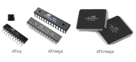 بخشی از تنوع مدل های AVR