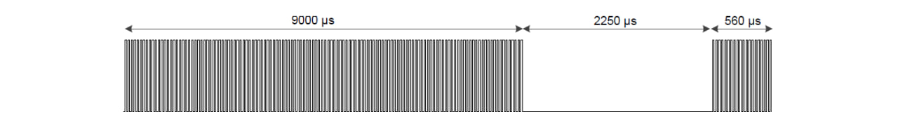 NEC Repeat Frame Format