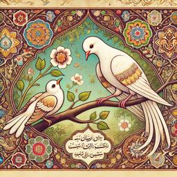 "حکایت فاخته و گنجشک" از دفتر دوم مثنوی مولانا