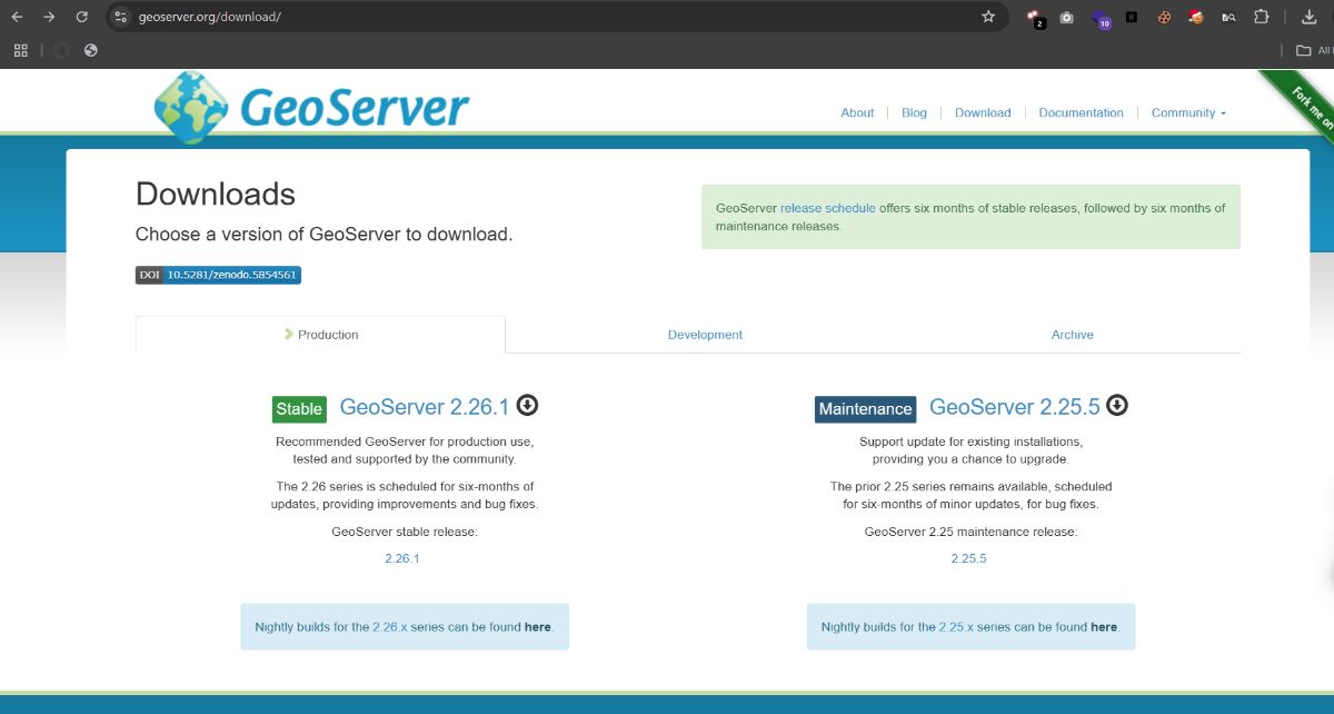 جئو سرور داکری ( geoserver docker )
